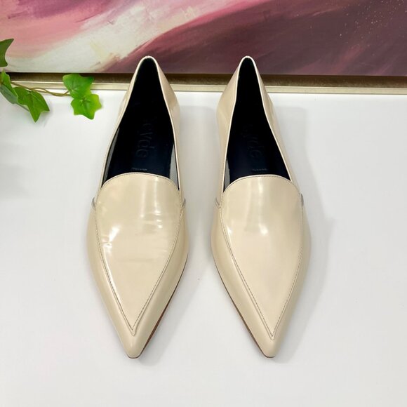 Aeyde Martha Pointed Toe Flats in Creamy  Size EU 36 / US 6 - Picture 6 of 13